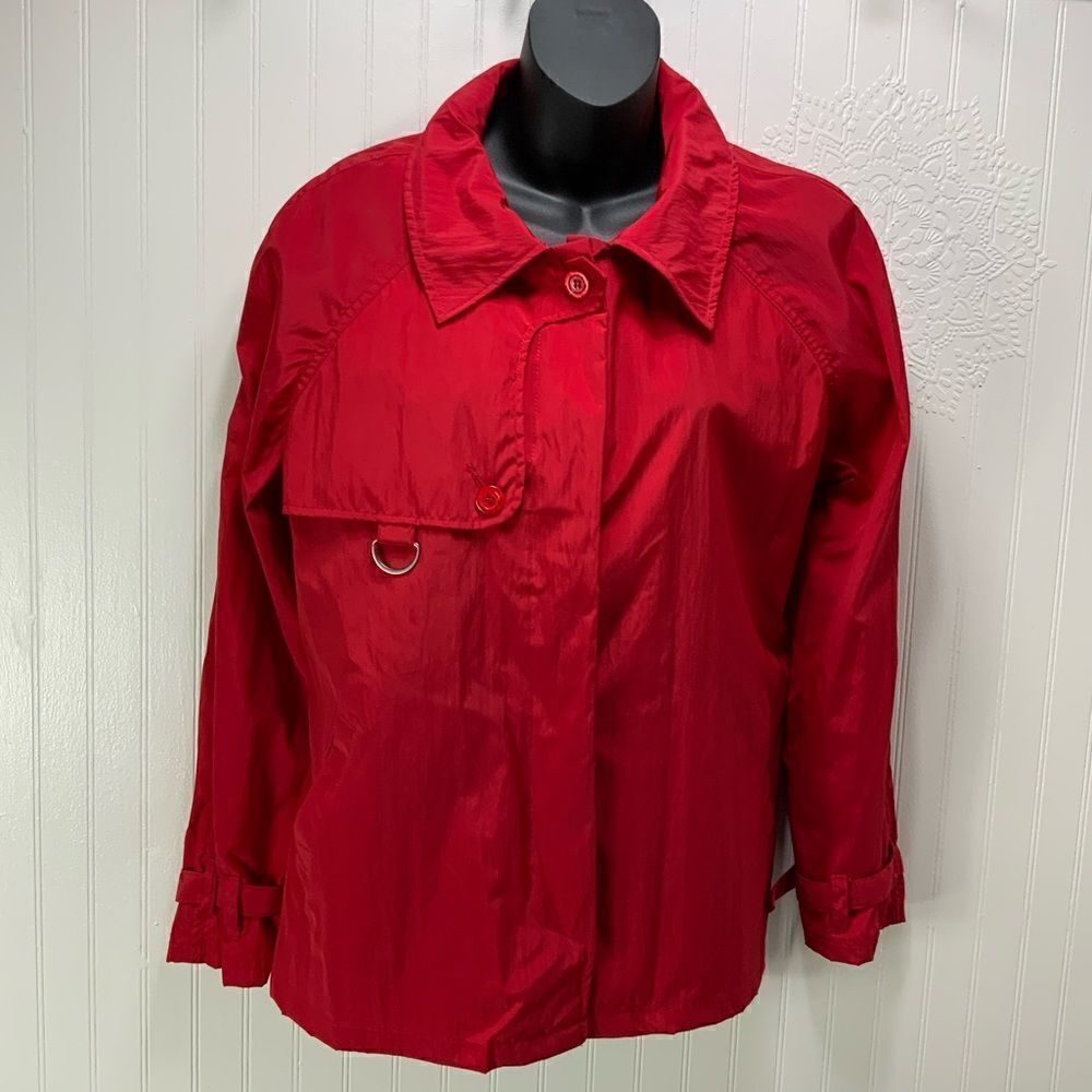 MIFRESIA Red Rain Jacket - Picture 1 of 5